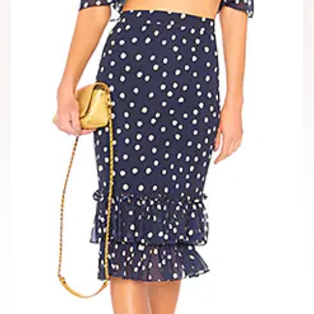 LPA Midi Ruffle Skirt